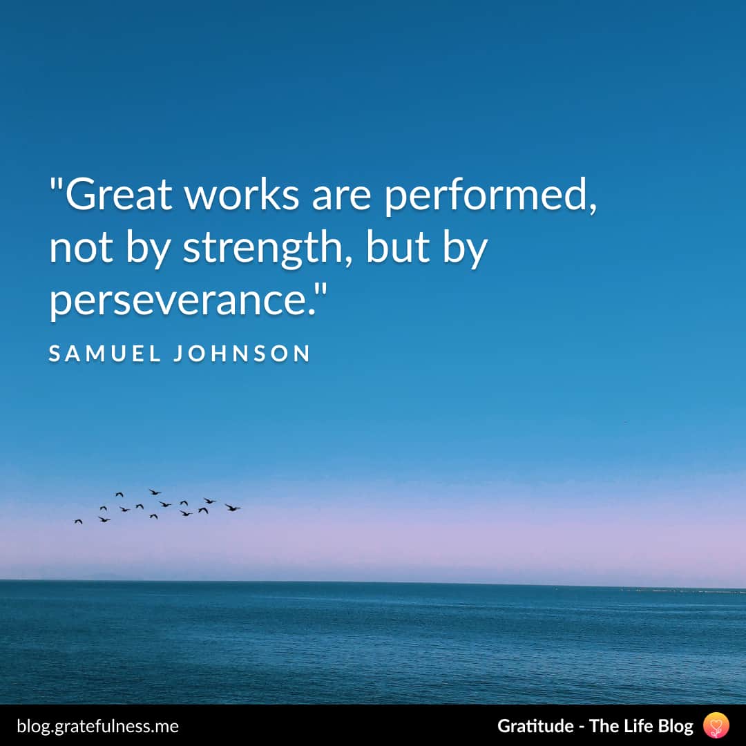 Growth mindset quote by Samuel Johnson