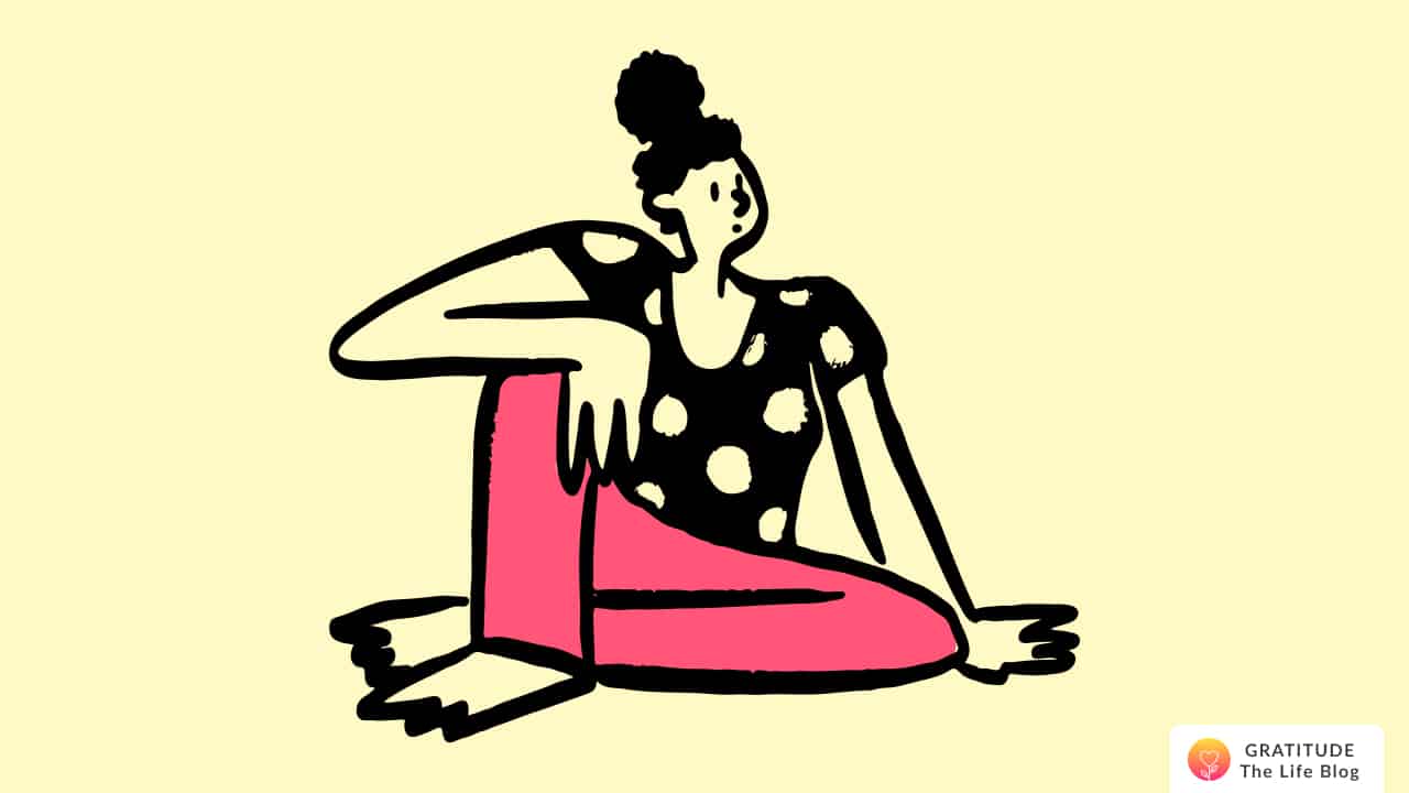 This is an image of a woman sitting and thinking