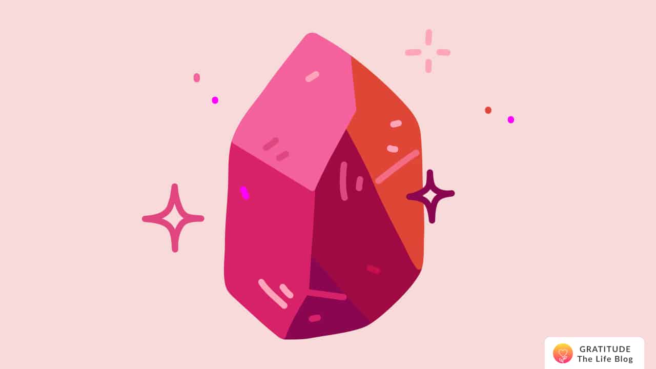 A sparkling stone