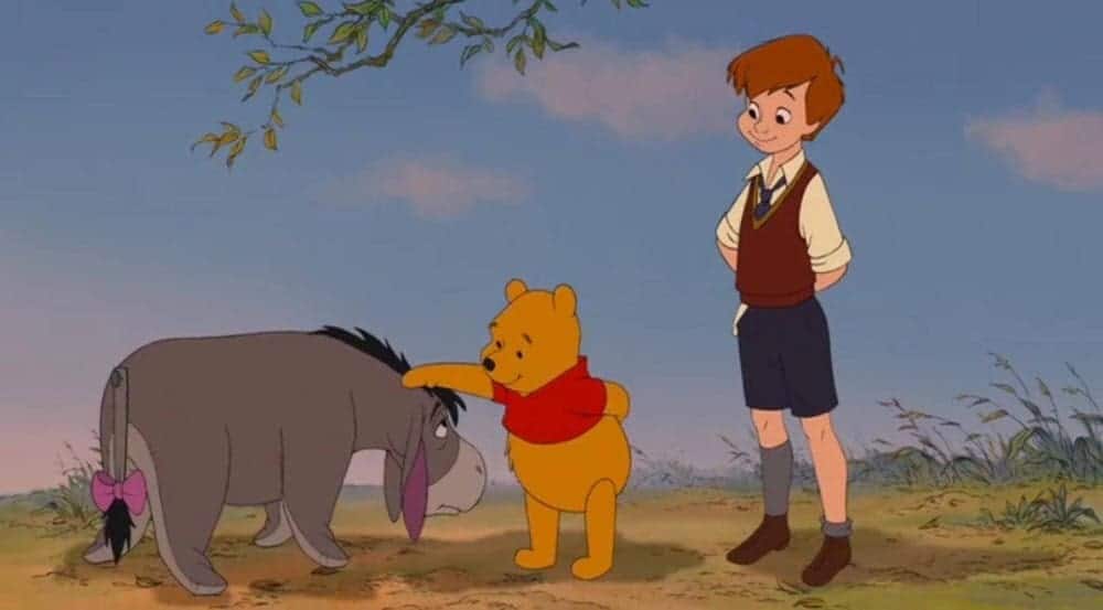 Winnie the pooh with his friends