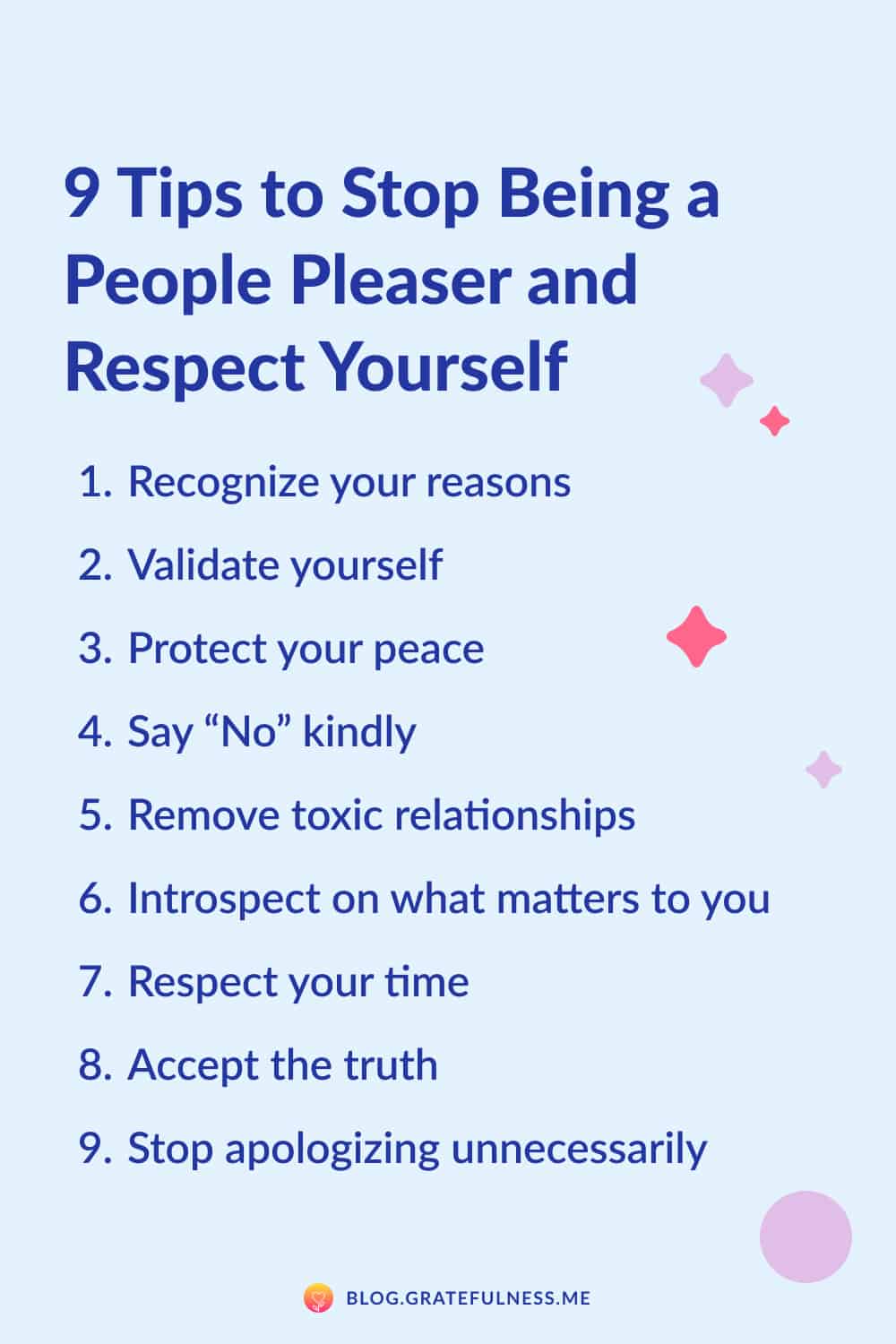 9 Tips to Stop Being a People Pleaser and Respect Yourself