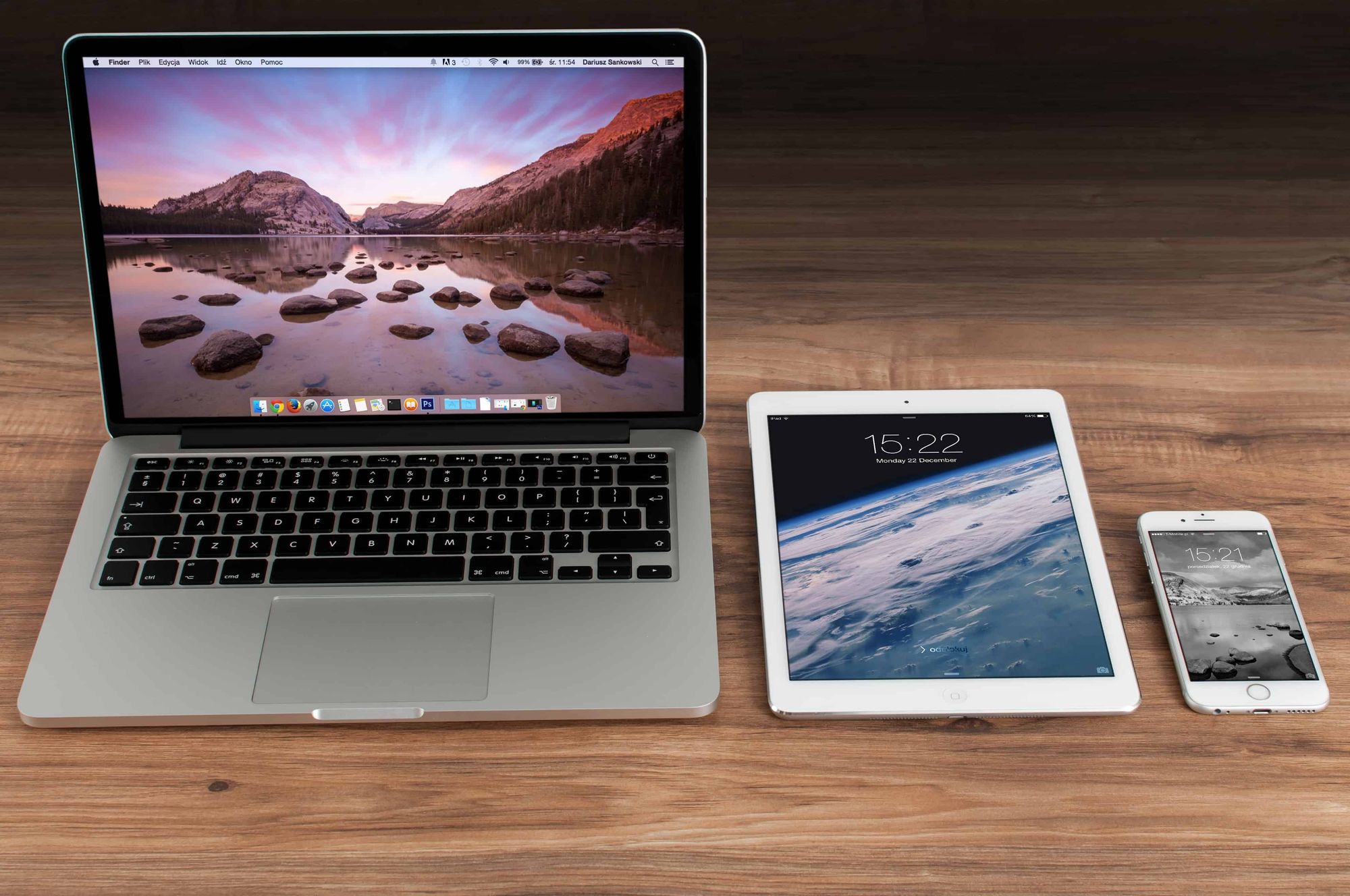 Photo of Macbook, iPad, and iPhone