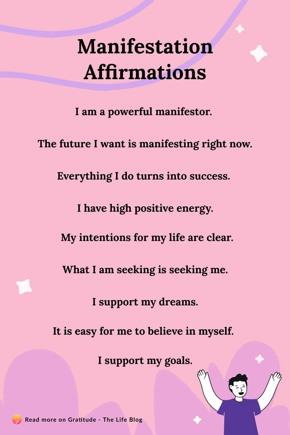 How do you write manifestation affirmations?
