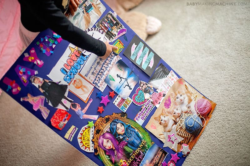 Image showing a vision board for kids