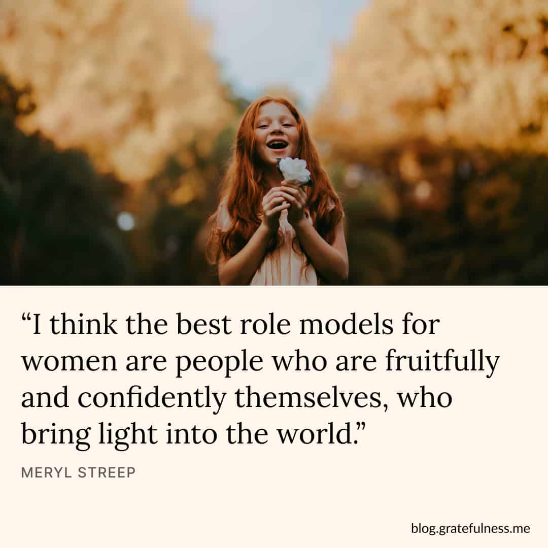 Image with confidence quote by Meryl Streep