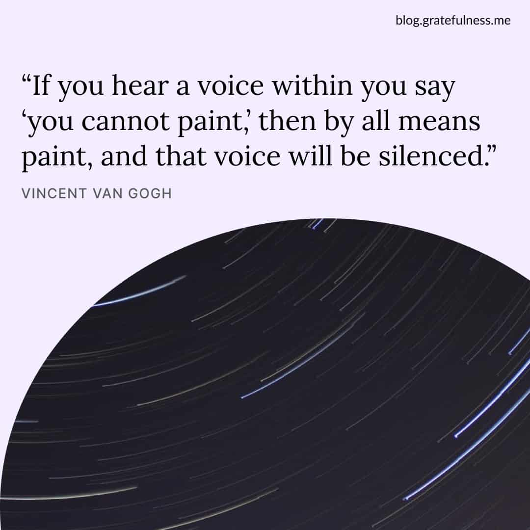 Image with confidence quote by Vincent van Gogh