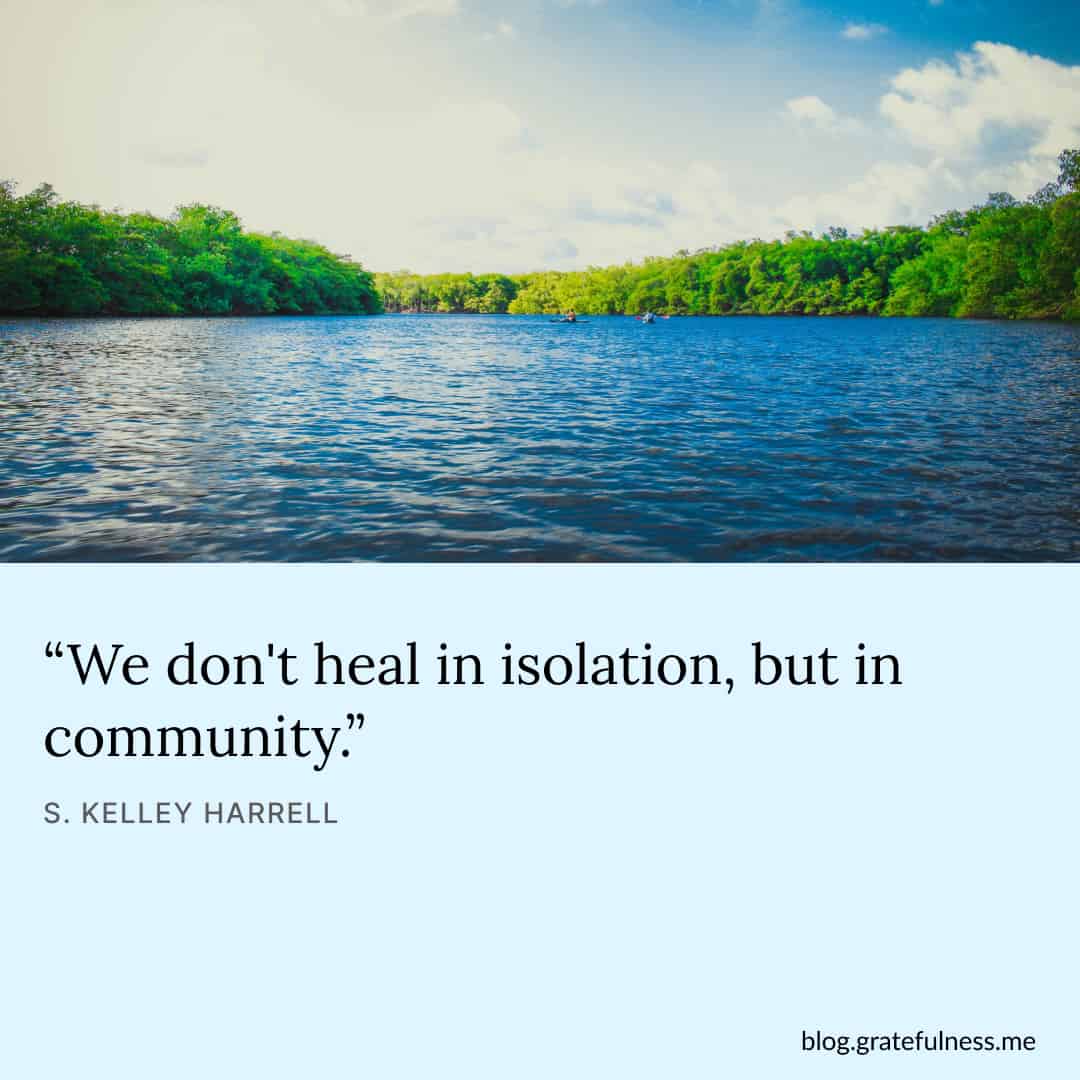 Image with healing quote by S. Kelley Harrell