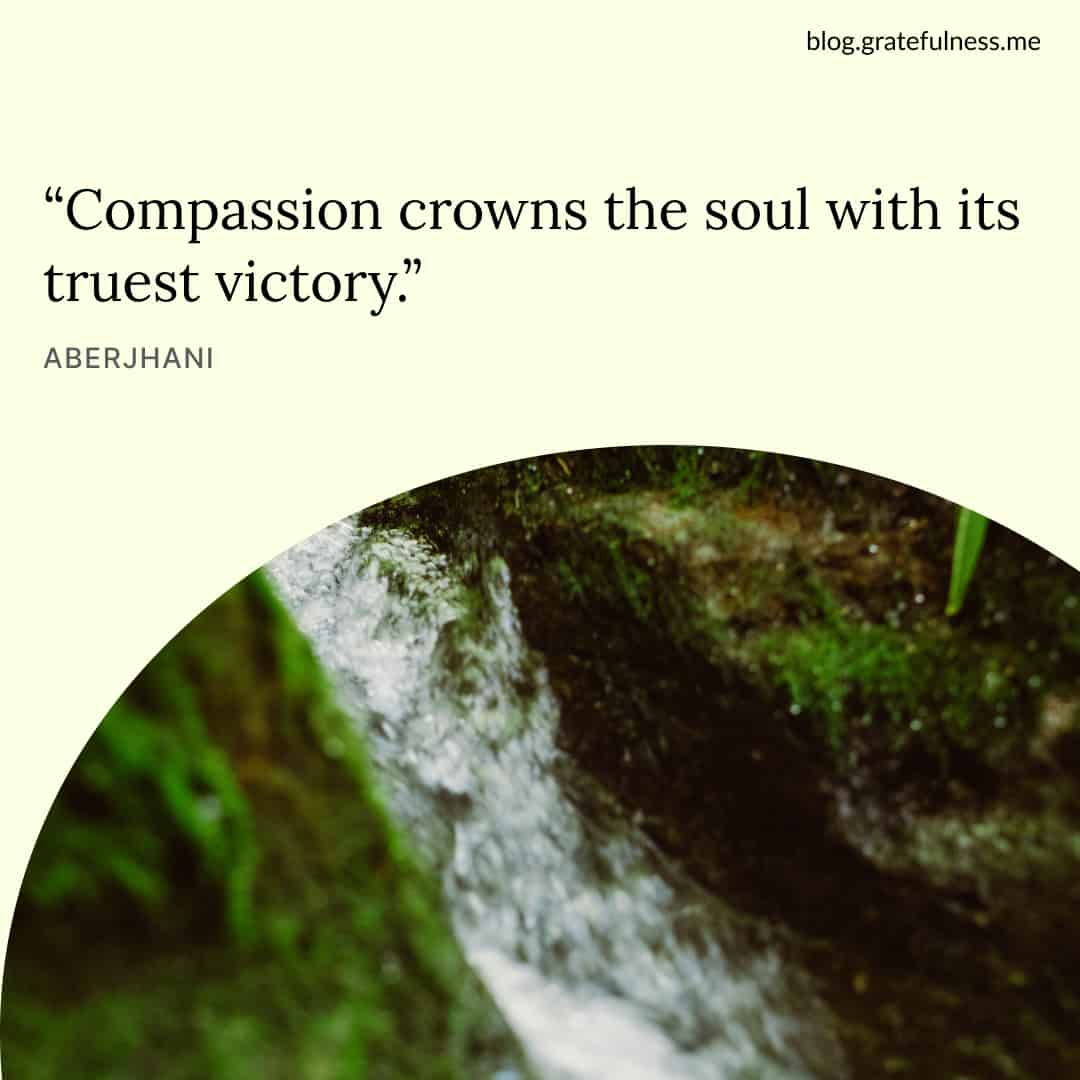 Image with healing quote by Aberjhani