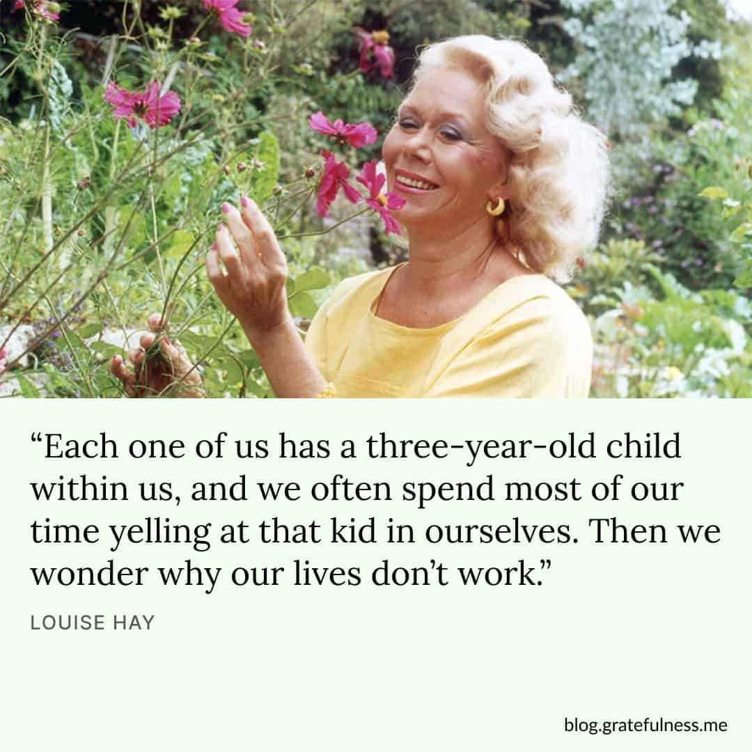 Image with Louise Hay quote