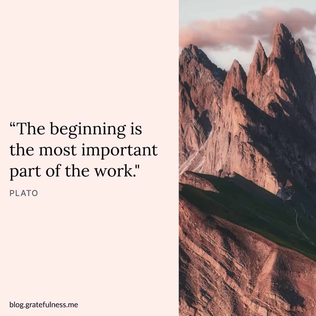 Image with new month quote by Plato