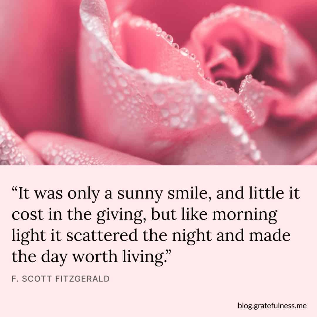 Image with self care quote by F. Scott Fitzgerald