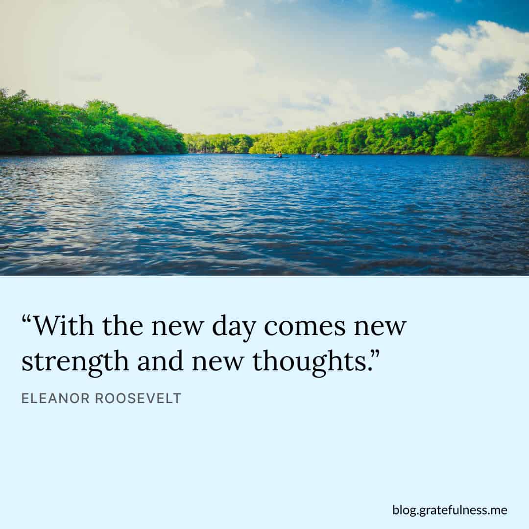 Image with strength quote by Eleanor Roosevelt