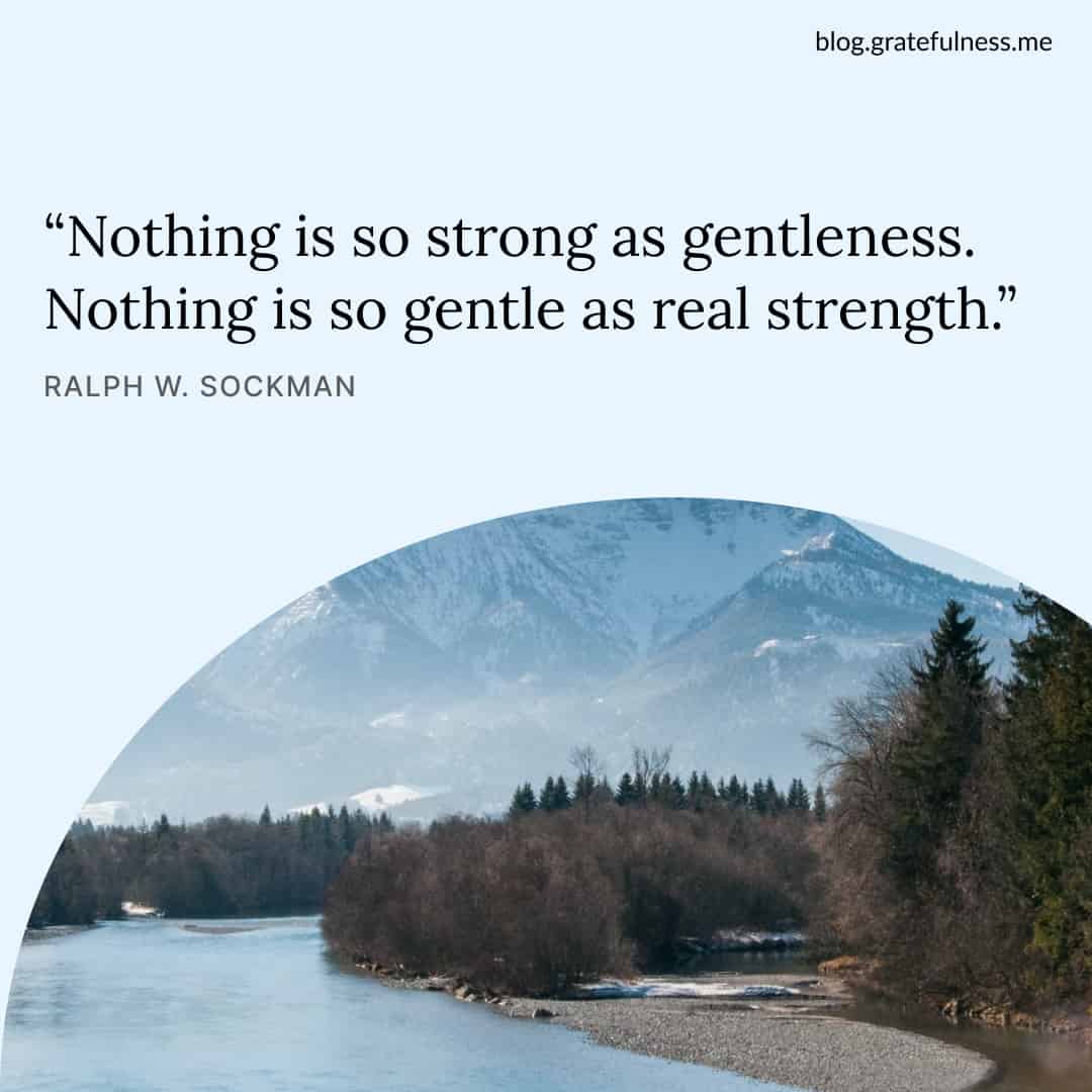 Image with strength quote by Ralph W. Sockman