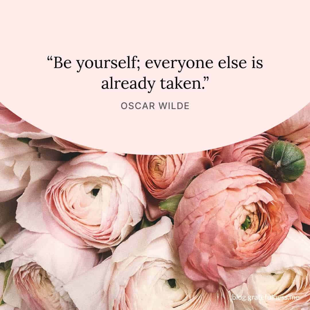 Image with be yourself quote by Oscar Wilde