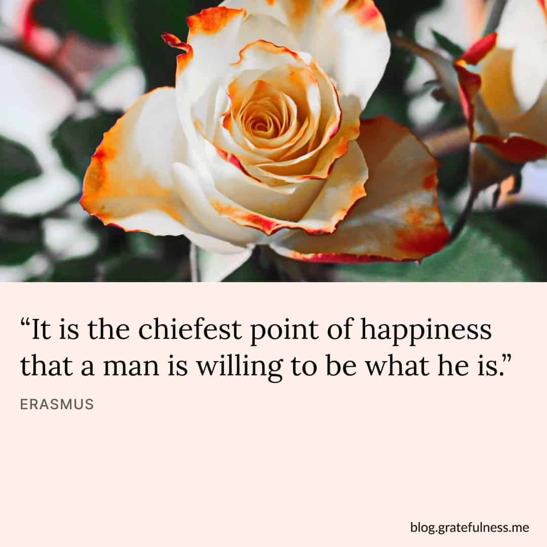 Image with be yourself quote Erasmus