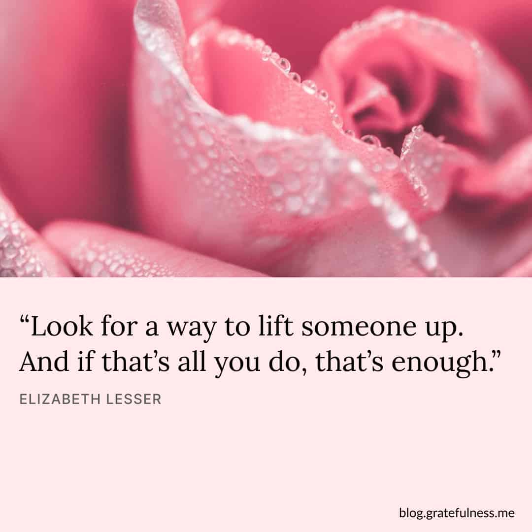 Image with compassion quote by Elizabeth Lesser