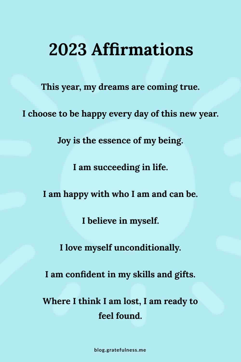 100+ 2024 Affirmations for a Happy and Healthy New Year