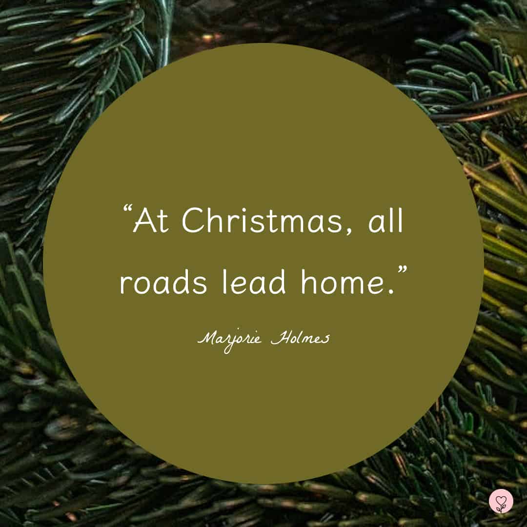 Image with Christmas quote by Marjorie Holmes