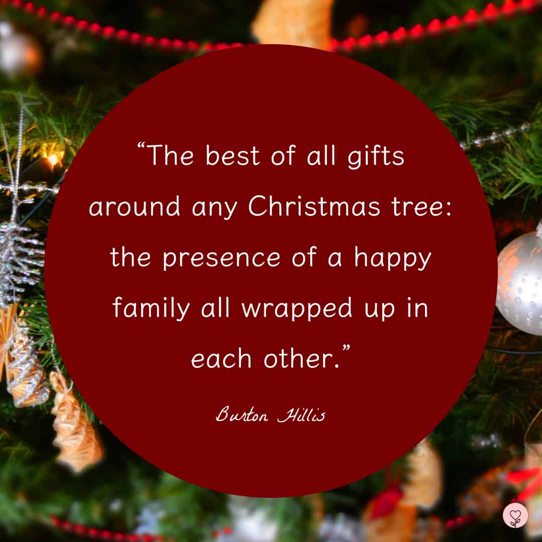 Image with Christmas quote by Burton Hillis