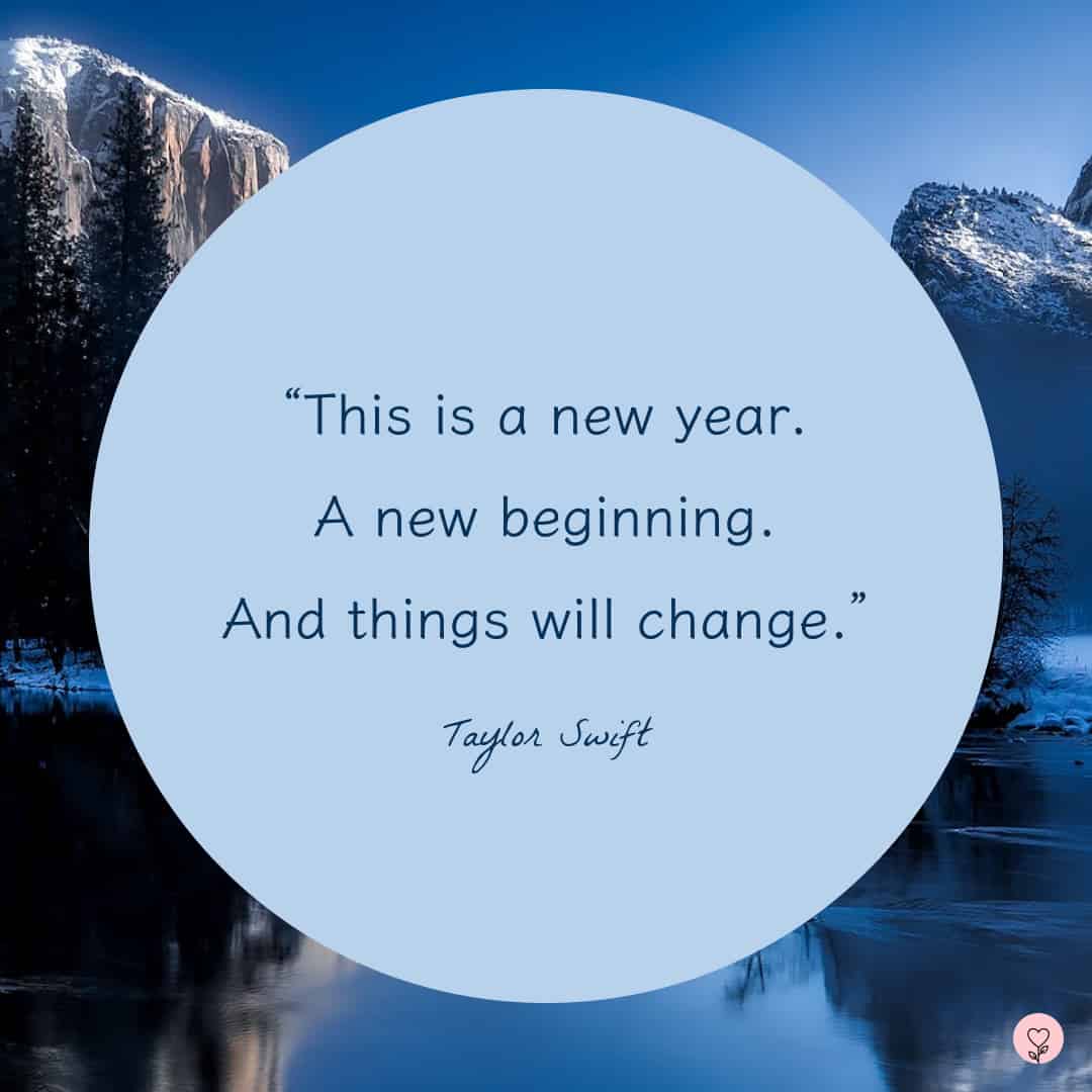 Image with January quote by Taylor Swift