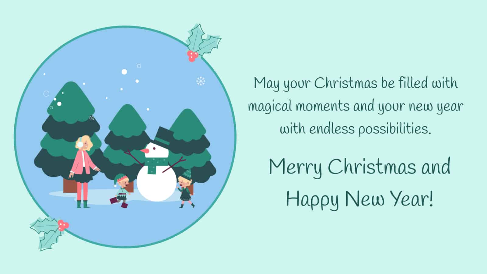 Image 2 with Merry Christmas and Happy New Year card