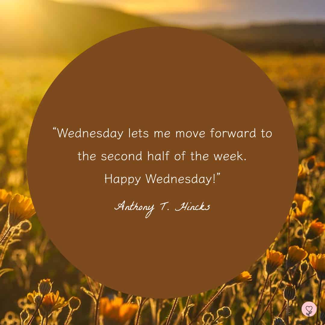 Image with Wednesday quote by Anthony T. Hincks
