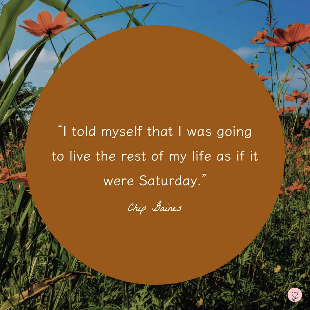 The Best 50 Saturday Quotes to Roll Into The Weekend