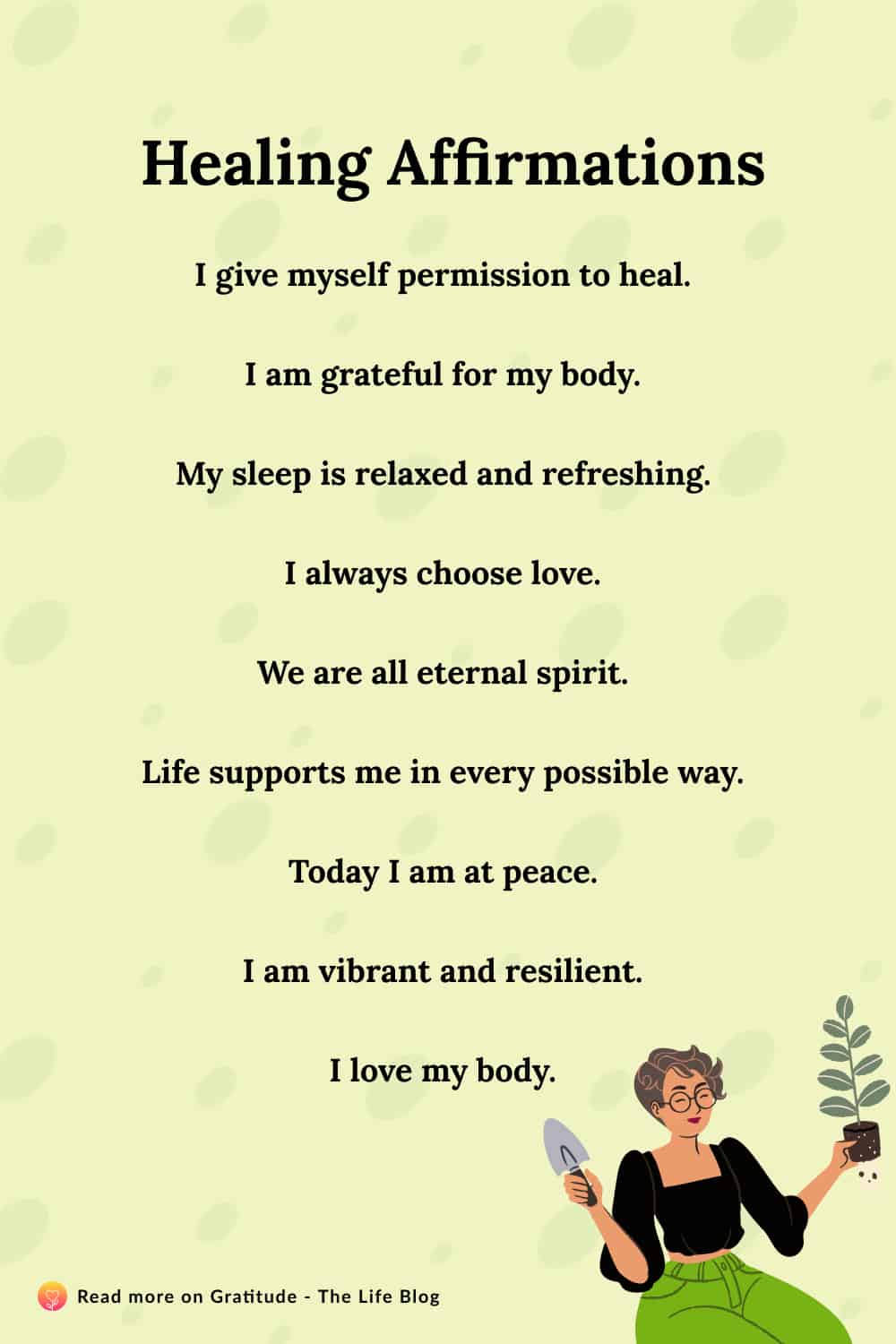 Healing Affirmations For Blissful Well Being